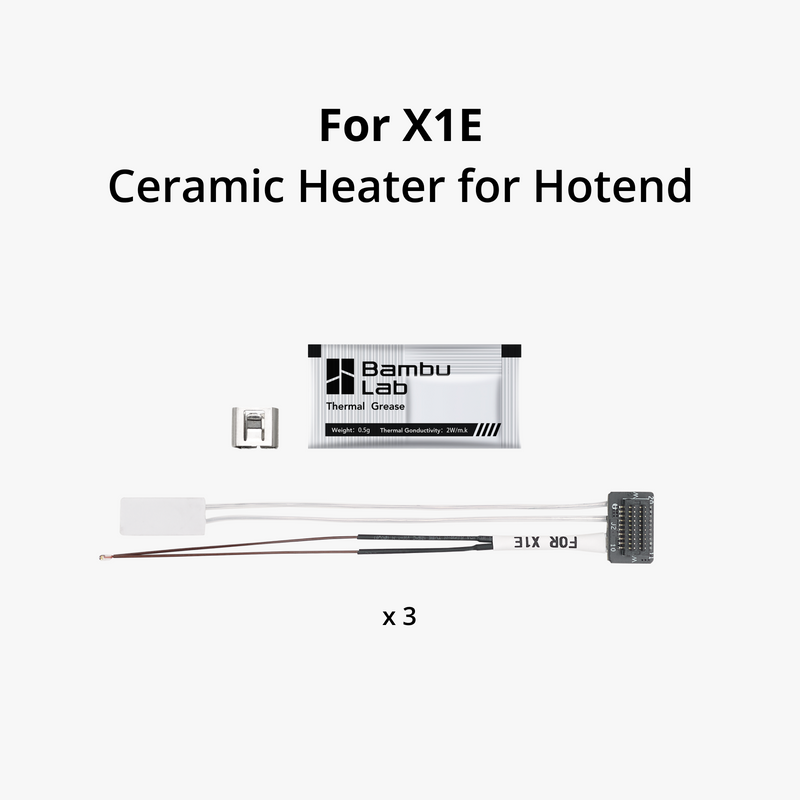 Bambu Lab Ceramic Heater for Hotend - X1E
