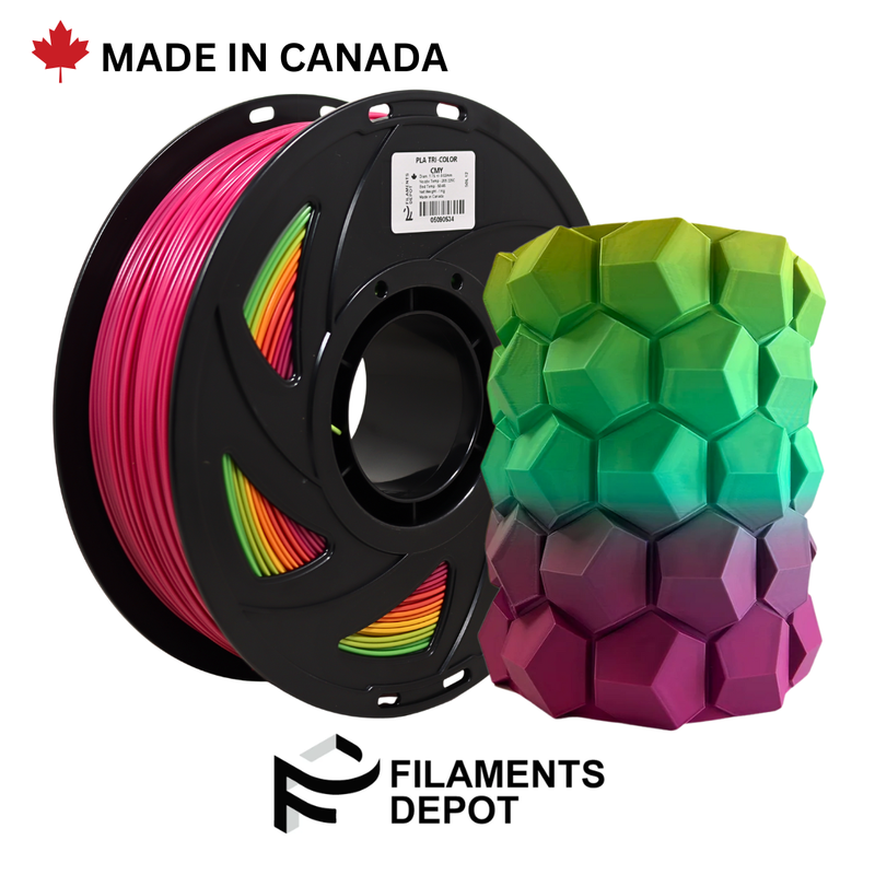 Filaments Depot Gradient PLA Tricolor - 1.75mm 1kg