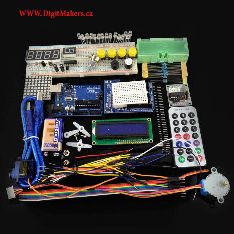 UNO R3 Upgrade Kit with Motor LCD Servo Module for Arduino