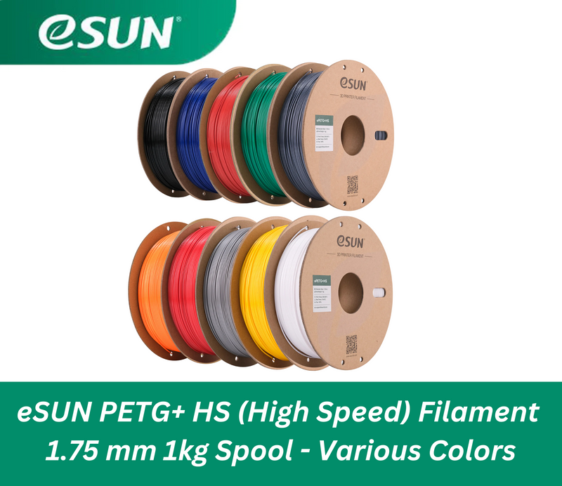 eSUN PETG+ HS (High Speed) Filament 1.75 mm 1kg Spool Various Colors