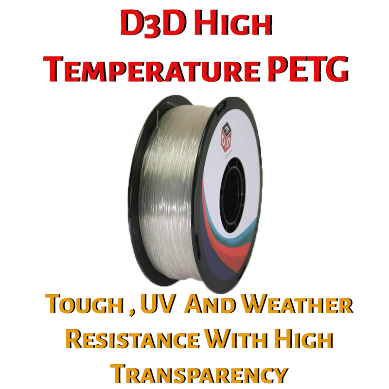 D3D High Temperature PETG 1.75 mm 1kg Spool