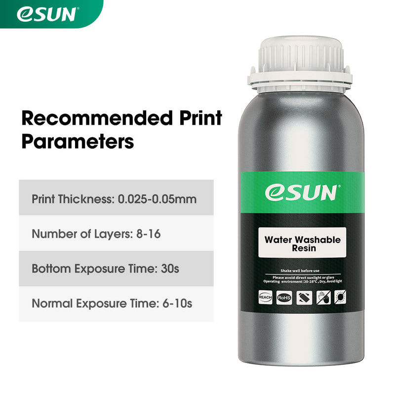 ESUN Water Washable Resin For LCD Printer 500g - various colors