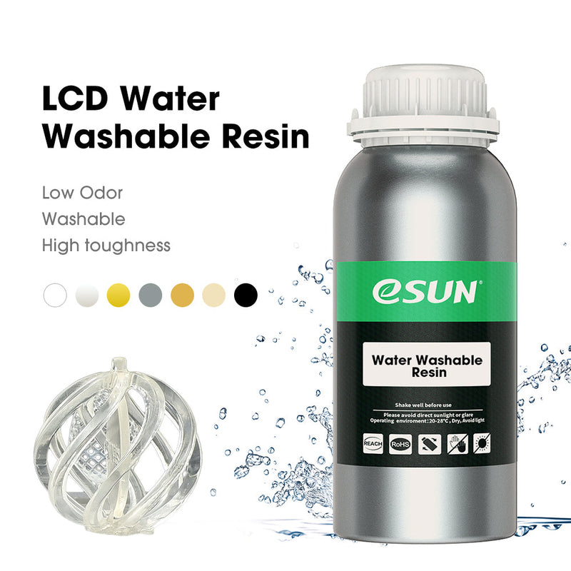 ESUN Water Washable Resin For LCD Printer 500g - various colors