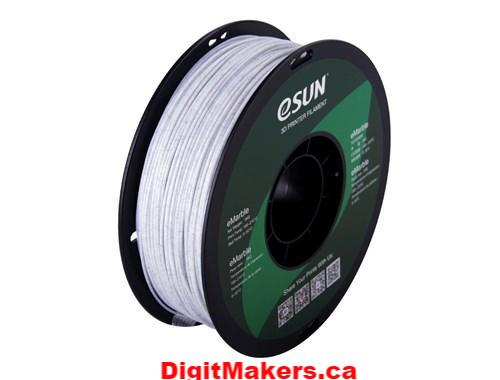 ESun  eMarble PLA  Filament 1.75mm 1kg - Digitmakers.ca providing 3d printers, 3d scanners, 3d filaments, 3d printing material , 3d resin , 3d parts , 3d printing services