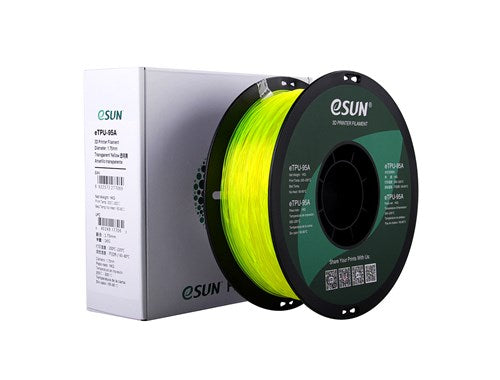 eSun eTPU-95A Filament 1.75mm 1kg Various Colors - Digitmakers.ca providing 3d printers, 3d scanners, 3d filaments, 3d printing material , 3d resin , 3d parts , 3d printing services