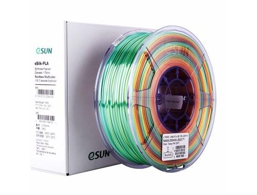 eSun eSilk Rainbow PLA Filament 1.75mm 1kg Spool