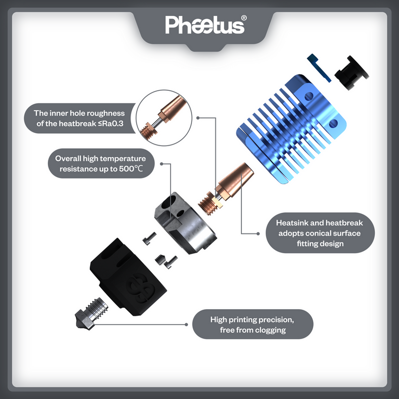 Phaetus Dragonfly BMS Hotend