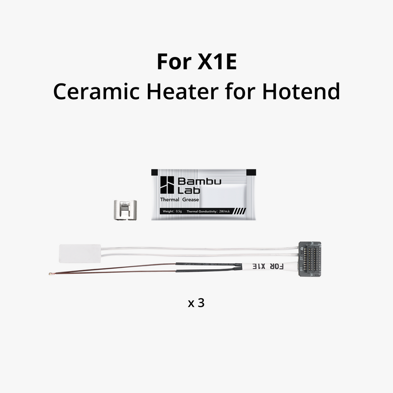 Bambu Lab  Ceramic Heater for Hotend - X1E