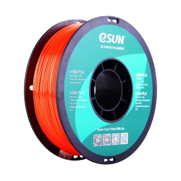 eSun eSilk PLA Filament 1.75mm 1kg Spool Various Colors - Digitmakers.ca providing 3d printers, 3d scanners, 3d filaments, 3d printing material , 3d resin , 3d parts , 3d printing services