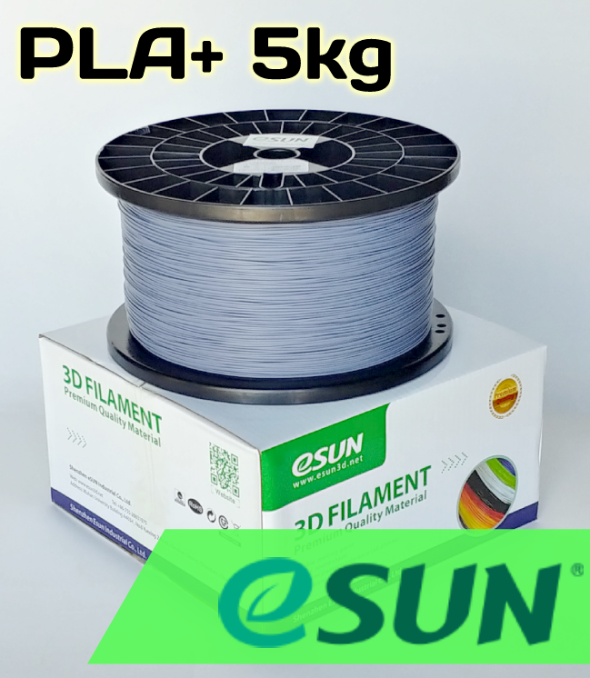 eSUN PLA+ Black/White/Grey 1.75 mm 5kg Spool