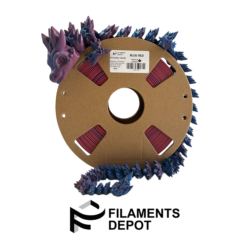 Filaments Depot  PLA Dual Color- 1.75mm 1kg