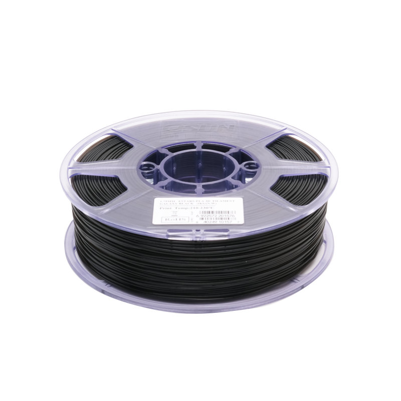 eSun eStars Galaxy Black PLA Filament 1.75mm 1kg Spool