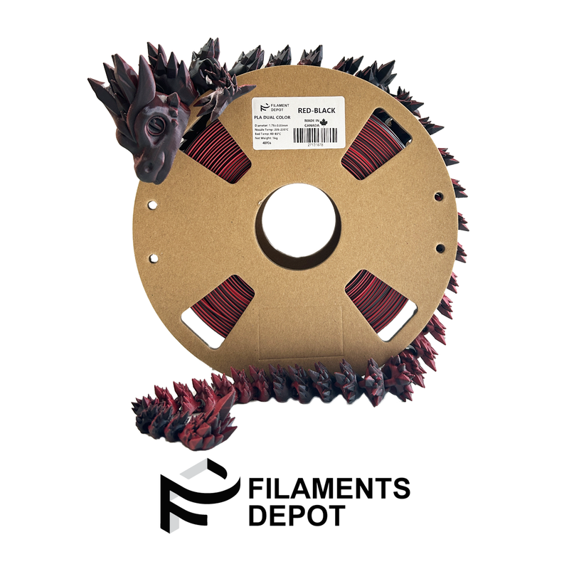 Filaments Depot PLA Dual Color- 1.75mm 1kg