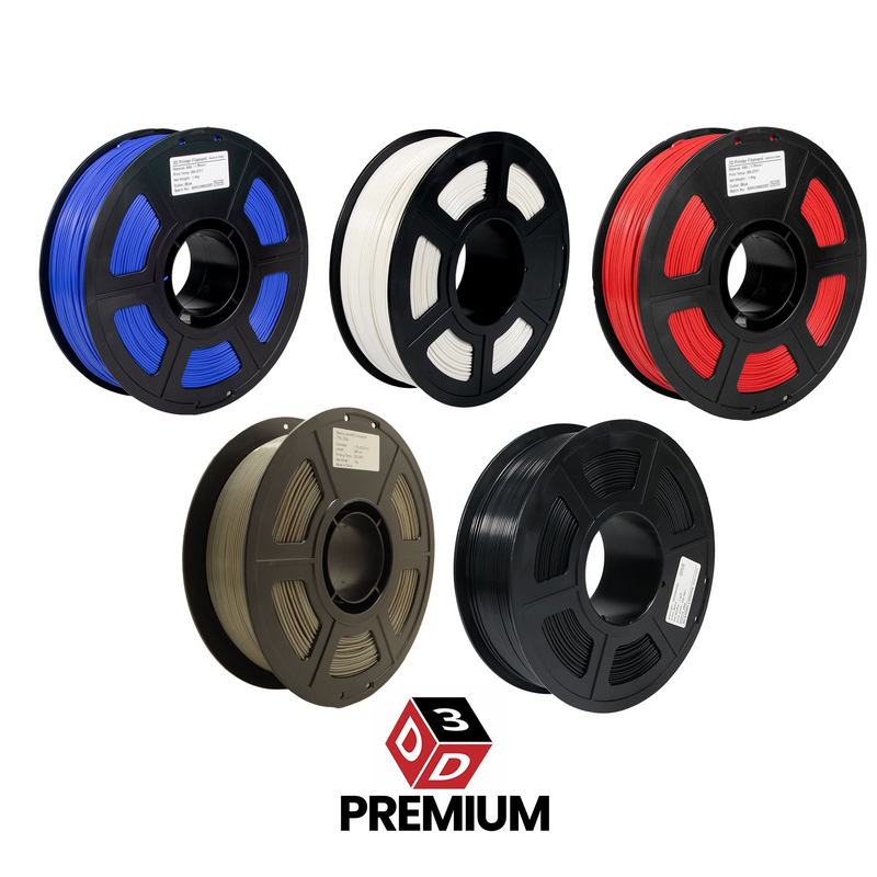 D3D Premium TPU 95A - Bambu Lab AMS Compatible 1.75mm 1 kg - Various Colors